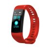 Fitness Tracker Blood Pressure Heart Rate Monitor Smart Watch - red